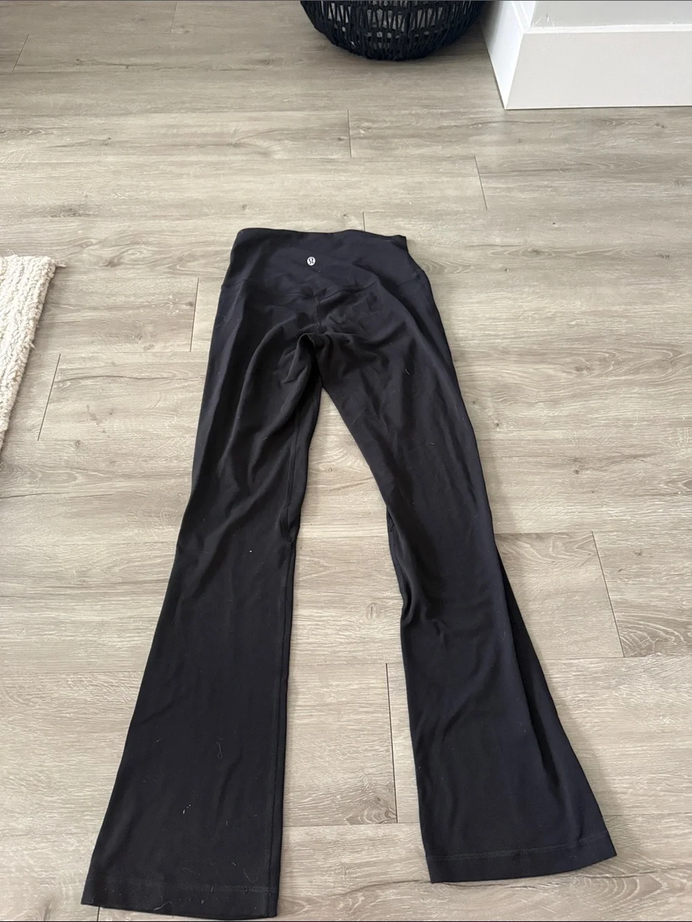 lululemon athletica Black Flared Leggings